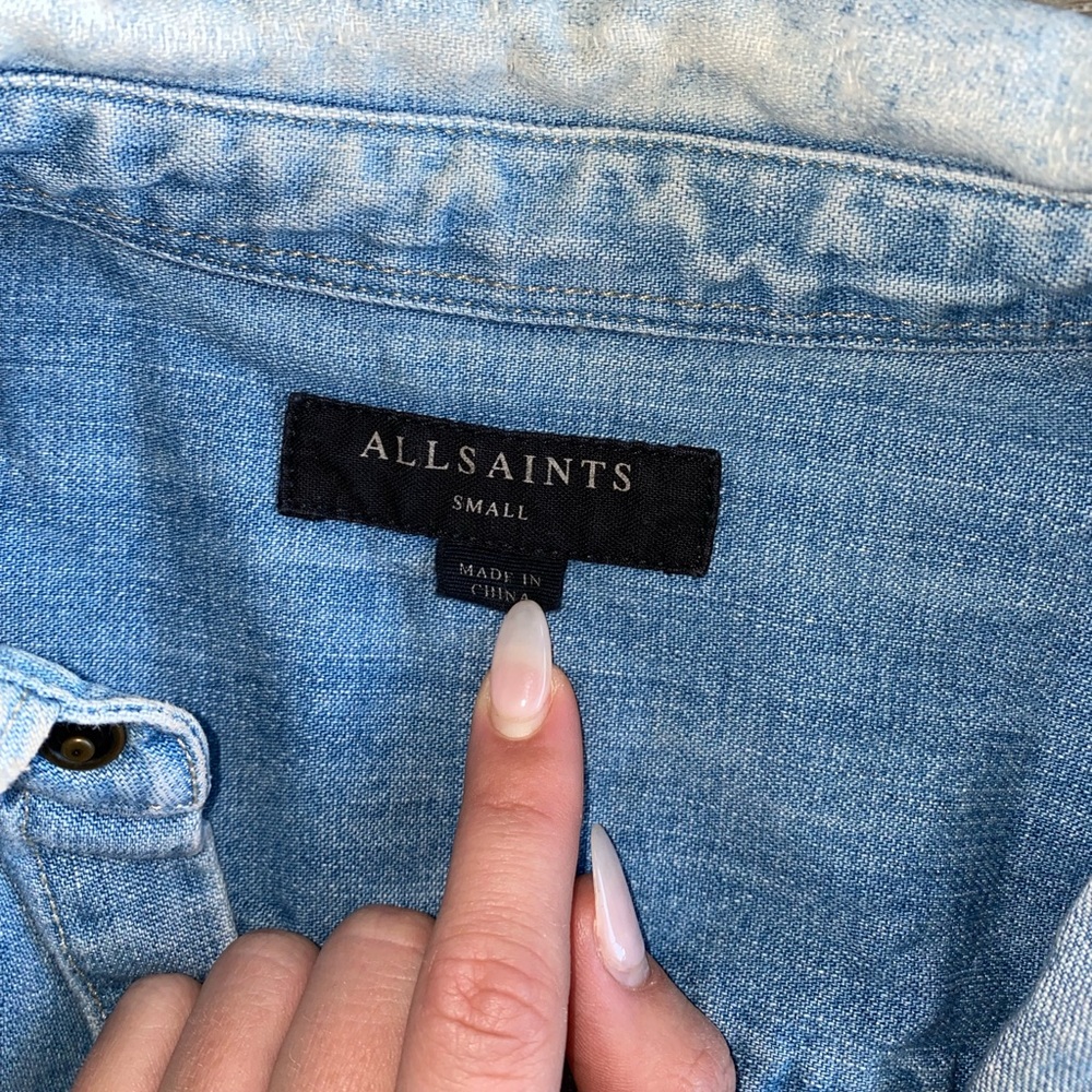 Denim shirt jacket - Picture 3 of 5